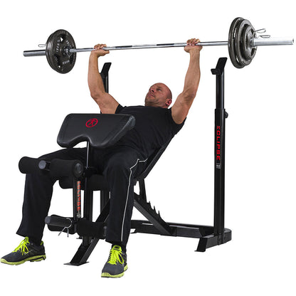 BE3000 Eclipse Weight Bench & Squat Rack