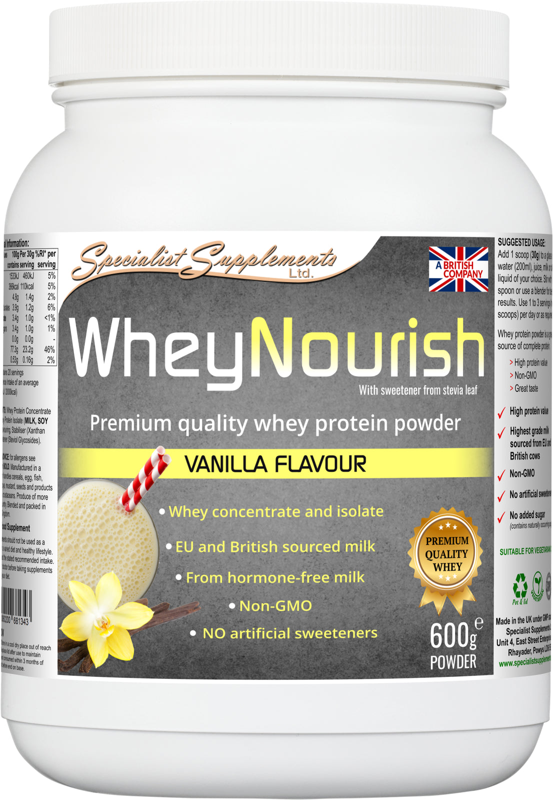 Wheynourish (Vanilla Flavour)