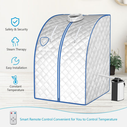 3L Portable Steam Sauna Spa Room Full Body Slimming Detox Therapy Tent Indoor